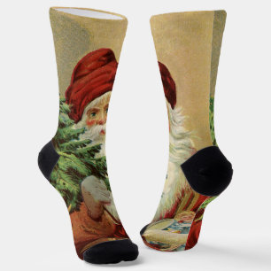 Kerstmis in vintage stijl, Victoriase Kerstman met Sokken