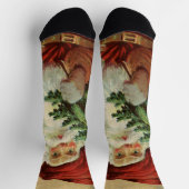 Kerstmis in vintage stijl, Victorië-achtige Kerstm Sokken (Top)