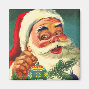 Kerstmis in vintage stijl, vrolijke retro 50's Ker Magneet