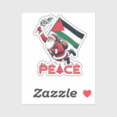 KERSTMIS IN VREDE STICKER (Vel)