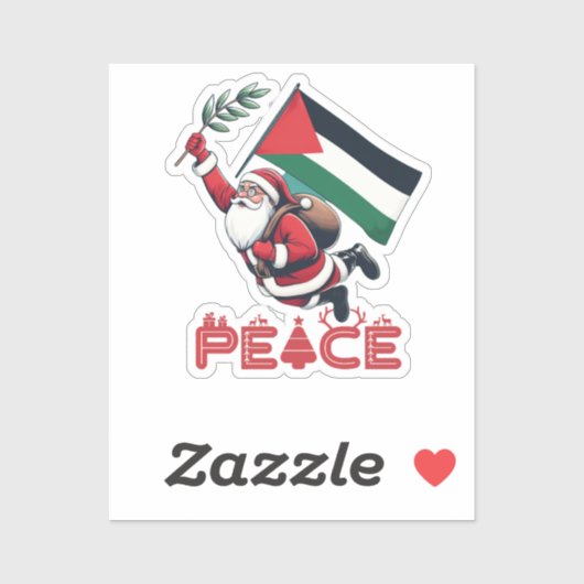 KERSTMIS IN VREDE STICKER (Vel)