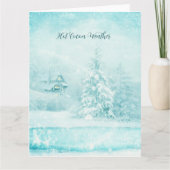 Kerstmis in warmtecawater kaart (Voorkant)