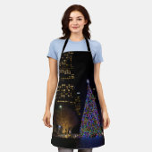 Kerstmis in Warren Park Night Apron Schort (Gedragen)