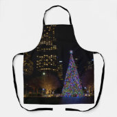 Kerstmis in Warren Park Night Apron Schort (Voorkant)