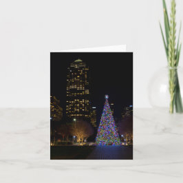 Kerstmis in Warren Park Night Feestdagen Kaart