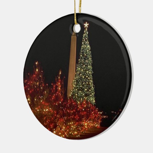 Kerstmis in Washington DC Keramisch Ornament (Links)