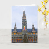 Kerstmis in Wenen Kaart (Gele Bloem)