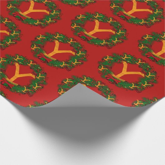 Kerstmis in Yellowstone 2 - Cadeaupapier (Hoek)