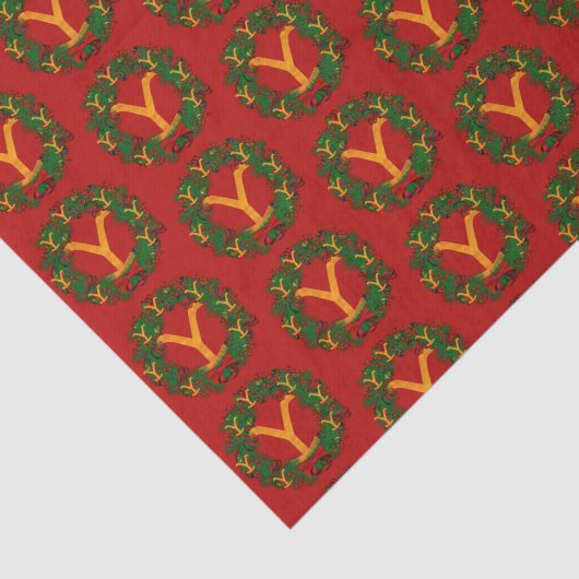 Kerstmis in Yellowstone 2 - Tissuepapier (Detail)