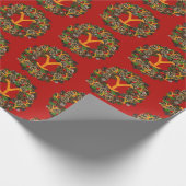 Kerstmis in Yellowstone - Cadeaupapier (Hoek)