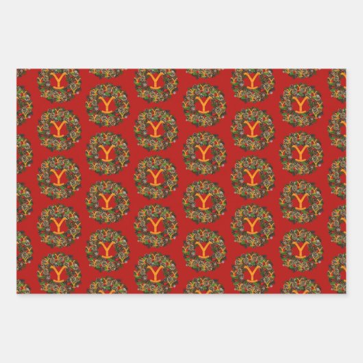 Kerstmis in Yellowstone - Inpakpapier Vel (Voorkant)