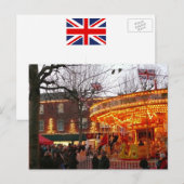 Kerstmis in York Feestdagenkaart (Voorkant / Achterkant)