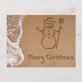 Kerstmis in zomervakantie Briefkaart