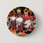 Kerstmis in Zweden Ronde Button 5,7 Cm (Voorkant)