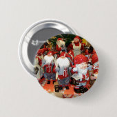 Kerstmis in Zweden Ronde Button 5,7 Cm (Voorkant /achterkant)