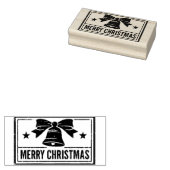 Kerstmis inktstempel rubberstempel (Gestempeld)