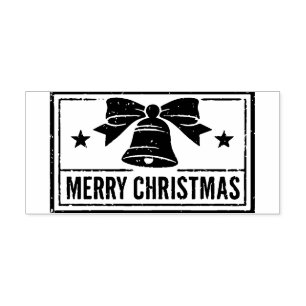 Kerstmis inktstempel rubberstempel