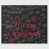 Kerstmis Inpakpapier (Vlak)