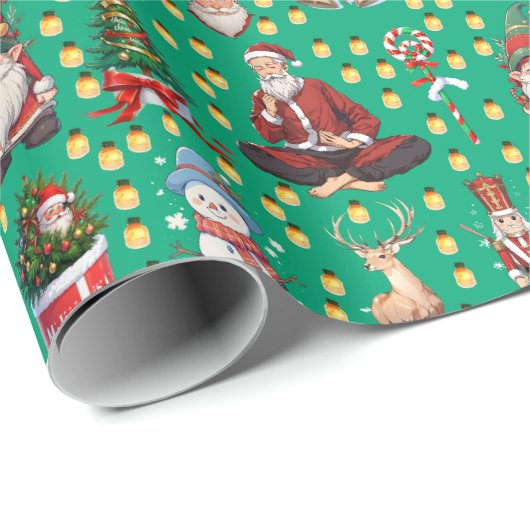 Kerstmis Inpakpapier (Rol Hoek)