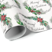 Kerstmis Inpakpapier (Rol Hoek)
