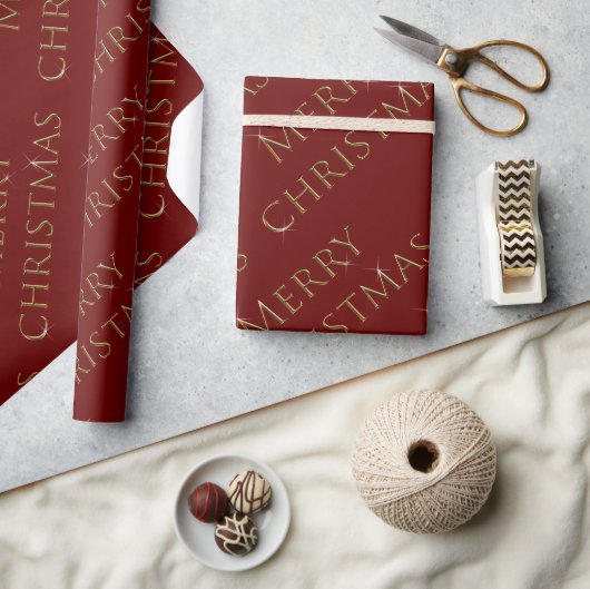 Kerstmis inpakpapier (Crafts)