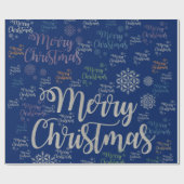 Kerstmis Inpakpapier (Vlak)