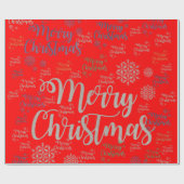 Kerstmis Inpakpapier (Vlak)