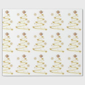 Kerstmis Inpakpapier Engel (Vlak)