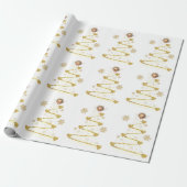 Kerstmis Inpakpapier Engel (Uitgerold)