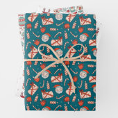 Kerstmis Inpakpapier Vel (In situ)