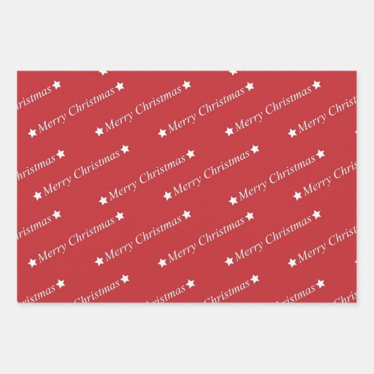 "Kerstmis" Inpakpapier Vel (Voorkant 3)