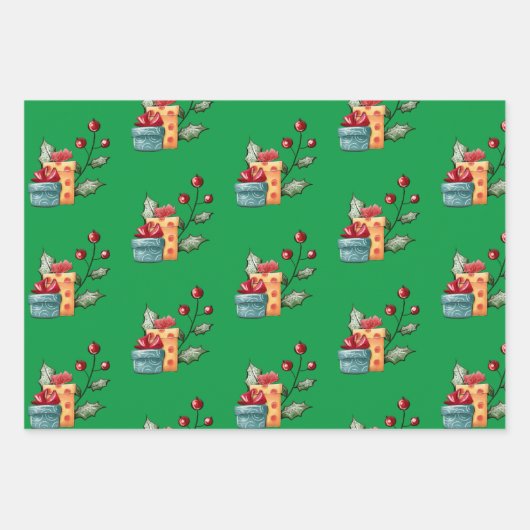 Kerstmis Inpakpapier Vel (Voorkant 2)