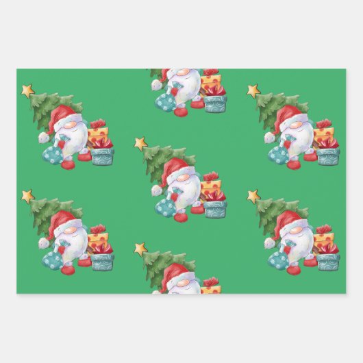 Kerstmis Inpakpapier Vel (Voorkant)