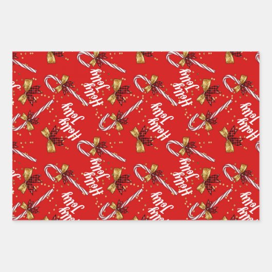 Kerstmis Inpakpapier Vel (Voorkant 3)