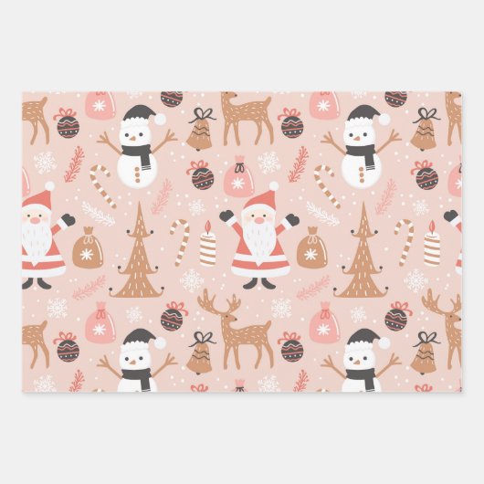 Kerstmis Inpakpapier Vel (Voorkant)