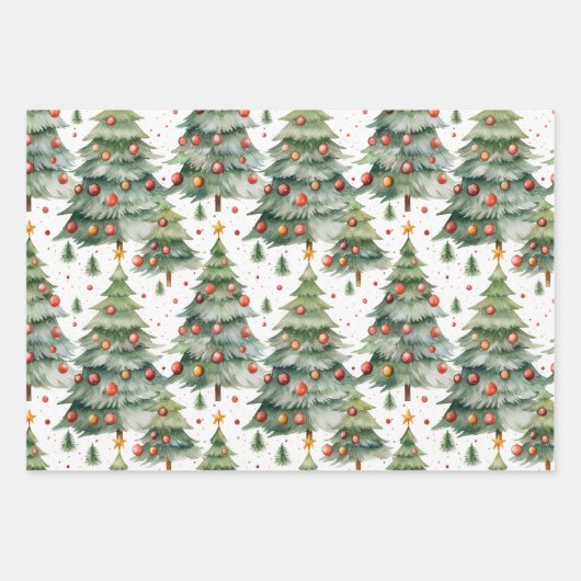 Kerstmis Inpakpapier Vel (Voorkant)