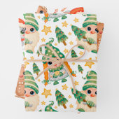 Kerstmis Inpakpapier Vel (In situ)