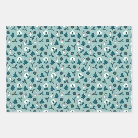 Kerstmis Inpakpapier Vel (Voorkant)