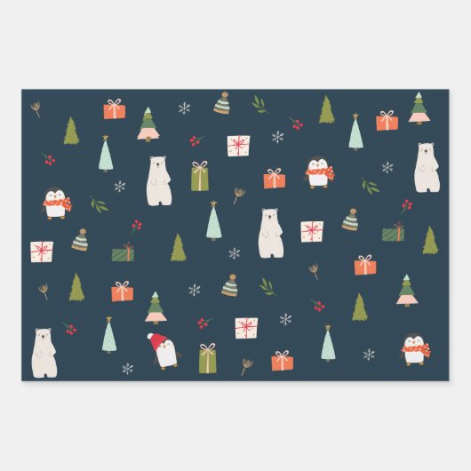 Kerstmis Inpakpapier Vel (Voorkant 3)