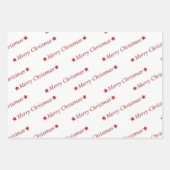 "Kerstmis" Inpakpapier Vel (Voorkant 3)