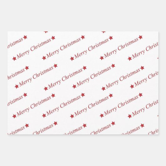 "Kerstmis" Inpakpapier Vel (Voorkant 3)