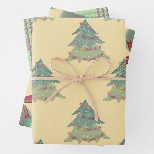 Kerstmis Inpakpapier Vel (In situ)