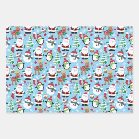 Kerstmis Inpakpapier Vel (Voorkant)