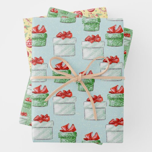 Kerstmis Inpakpapier Vel (In situ)