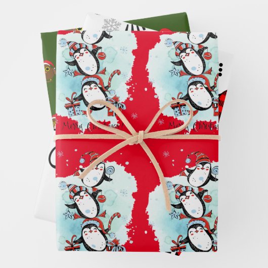 Kerstmis Inpakpapier Vel (In situ)