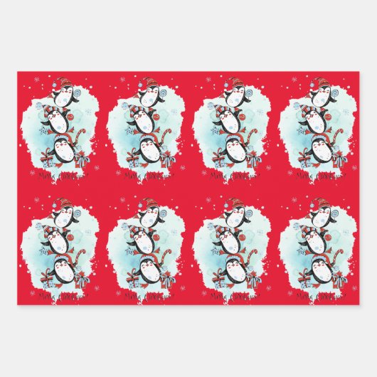 Kerstmis Inpakpapier Vel (Voorkant)