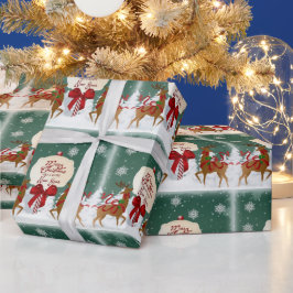 Kerstmis Inpakpapier Vintage