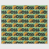 Kerstmis inpakpapier voor handelaren, Bitcoin Wrap (Vlak)