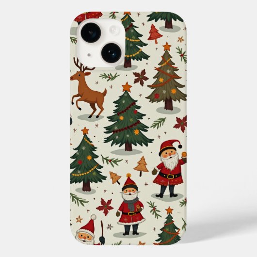 Kerstmis iPhone Case (Achterkant)