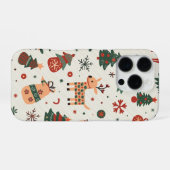 Kerstmis iPhone Hoesje (Achterkant horizontaal)